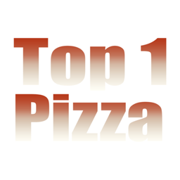 Top 1 Pizza logo.